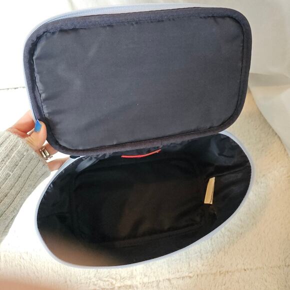 Tommy Hillfiger NWOT Logo Makeup Bag. Y2K. Minimalist. Travel. Blue Red White - Picture 7 of 13